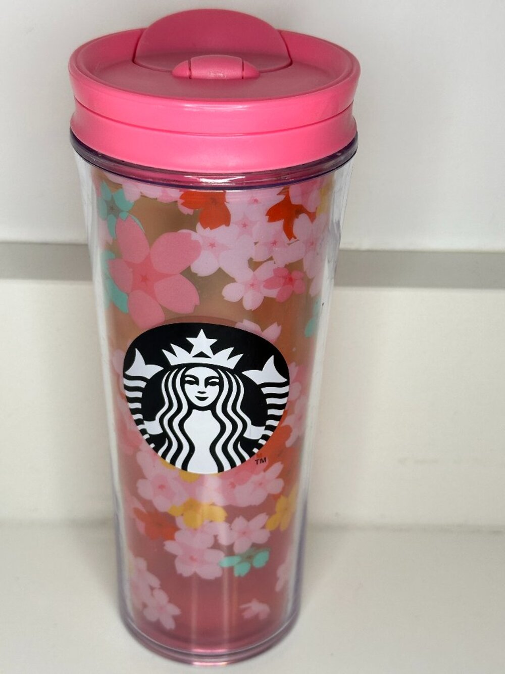 Starbucks Japan Sakura 2011 Tumbler 12oz Rare